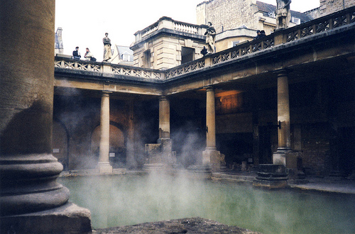 Roman baths, Bath, UK. Photo by Isabella Perry, Flikr.com